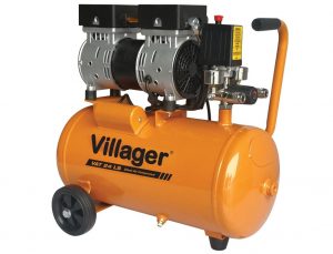 Tichý vzduchový bezolejový kompresor VILLAGER VAT 24 LS